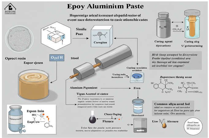 Production of Epoxy Aluminum Paste 5starmaterials.com