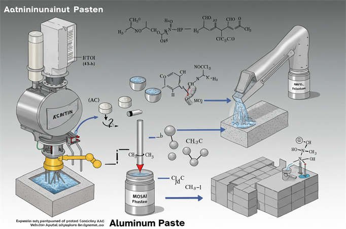 Aluminum paste for aac particle size