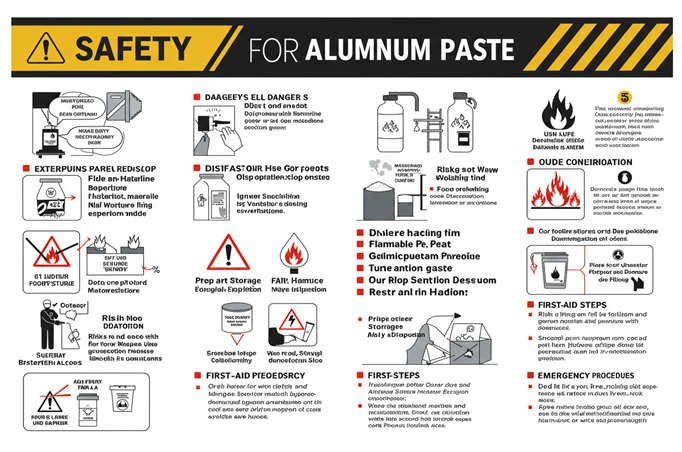 Safety considerations for aluminum paste
